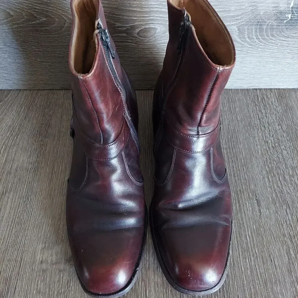 Vintage Breather Wright Leather Chelsea Boots 7.5D
